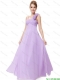 2016 New Style Straps Lavender Prom Dresses with Ruching