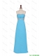 Pretty 2016 Fall Empire Strapless Prom Dresses with Beading in Baby Blue