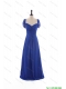 Pretty Gorgeous Empire Sweetheart Cap Sleeves Prom Dresses with Ruching