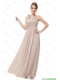 Beautiful Ruched Champagne Prom Dresses with One Shoulder  Beautiful Ruched Champagne Prom Dresses with One Shoulder