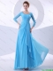 Gorgeous Beading Aqua Blue Prom Dresses in 2016