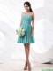 Most Popular Mini Length Aqua Blue Prom Dresses with Strapless
