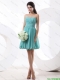 Most Popular Mini Length Aqua Blue Prom Dresses with Strapless