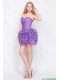 Pretty Sweetheart Lavender Short Prom Dresses with Ruffled Layers  Pretty Sweetheart Lavender Short Prom Dresses with Ruffled Layers