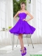 2016 Fall A Line Sweetheart Junior Dress in Purple