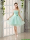 2016 Summer A Line Strapless Ruching Prom Dresses in Tulle