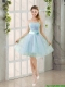 Custom Made A Line Strapless Prom Dresses with Ruching