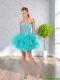 Latest Ball Gown Sweetheart Beaded Dama Dresses in Multi Color