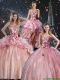 Affordable Ball Gown Beaded Detachable Sweet 16 Dresses with Belt