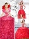 Pretty Sweetheart Detachable Quinceanera Dresses with Ruffles