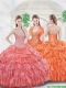 2016 Beading Quinceanera Dresses with Ruffled Layers