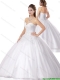 Beautiful Beading White Quinceanera Gowns