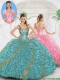 Cheap Beading and Ruffles Sweet 16 Dresses with Straps for Summer