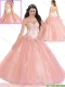 Exquisite 2016 Appliques Quinceanera Dresses with Beading