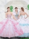 Hot Sale Beading Quinceanera Dresses with Appliques and Ruffles