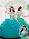 Latest Ball Gown Bateau Ruffles Quinceanera Dresses with Beading
