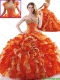 Luxurious Multi Color Sweet 16 Dresses with Bowknot and Ruffles