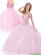 Perfect Baby Pink Quinceanera Dresses with Beading