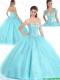 Popular Sweetheart 2016 Spring Quinceanera Dresses with Appliques