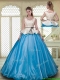 Classical Ball Gown Scoop Quinceanera Dresses with Beading