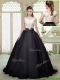 Exquisite Brush Train Quinceanera Dresses with Feather and Bowknot
