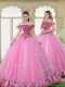New Style Off the Shoulder Quinceanera Gowns in Multi Color