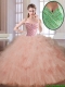 2016 Classical Champagne Sweetheart Quinceanera Dresses with Beading