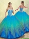 Elegant Beading Ball Gown Detachable Sweet 16 Dresses in Multi Color