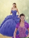 New Arrivals 2016 Sweetheart Quinceanera Gowns with Brush Train