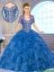 New Style Gorgeous Beading and Ruffles Quinceanera Gowns with Sweetheart