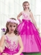 2015 Fall Adorable Scoop Appliques Mini Quinceanera Gowns in Multi Color