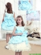 2015 Fall Elegant A Line Scoop Sashes Mini Quinceanera Dresseswith Bowknot
