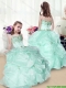 2015 Fall Elegant Beading and Appliques Little Girl Pageant Dresses in Apple Green