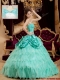 Beautiful Pick Ups and Ruffles Quinceanera Dresses with Strapless