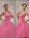 Beautiful Pink Sweetheart Quinceanera Dresses with Beading