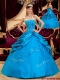 Best Ball Gown Strapless Floor Length Quinceanera Dresses