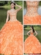 Classical Beading and Ruffles Layered Quinceanera Gowns