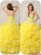 Elegant Strapless Beading and Ruffles Quinceanera Gowns