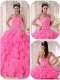 Perfect Ball Gown Strapless Sweet 16 Gowns with Beading
