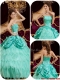 Wholesale Ball Gown Strapless Ruffles Quinceanera Dresses for 2016