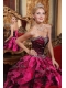 Wholesale Ball Gown Sweetheart Beading and Ruffles Quinceanera Dresses