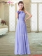 2016 Sweet Empire Halter Top Prom Dresses in Lavender