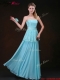 Sexy Strapless Floor Length Prom Dresses in Aqua Blue