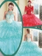 2016 Best Halter Top Quinceanera Dresses with Appliques and Ruffles
