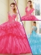 2016 New Styles Straps Quinceanera Dresses with Beading and Ruffles