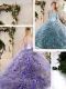 2016 Pretty Beading and Ruffles Sweet 16 Dresses in Blue