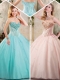 2016 Pretty Sweetheart Quinceanera Dresses with Beading
