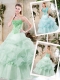 Best A Line Quinceanera Dresses with Hand Made Flowers