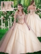 2016 Simple Ball Gowns Sweetheart Appliques Champagne Sweet 16 Dresses