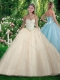 2016 Simple Princess Beading and Sweet 16 Gowns Dresses